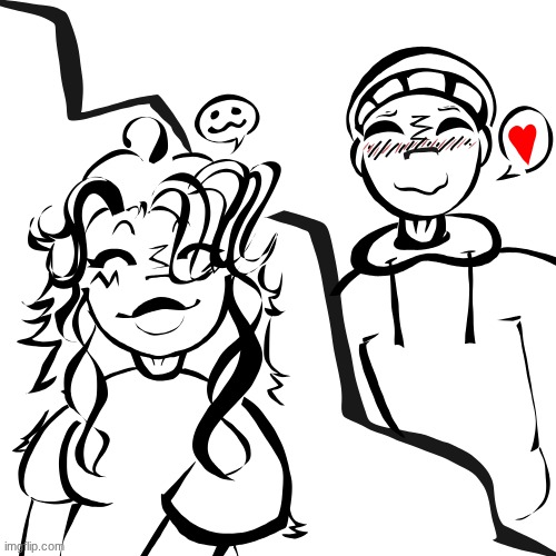 More art of me and my bf (Irl btw) | made w/ Imgflip meme maker