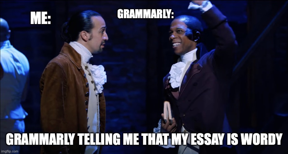 Talk Less | GRAMMARLY:; ME:; GRAMMARLY TELLING ME THAT MY ESSAY IS WORDY | image tagged in talk less | made w/ Imgflip meme maker