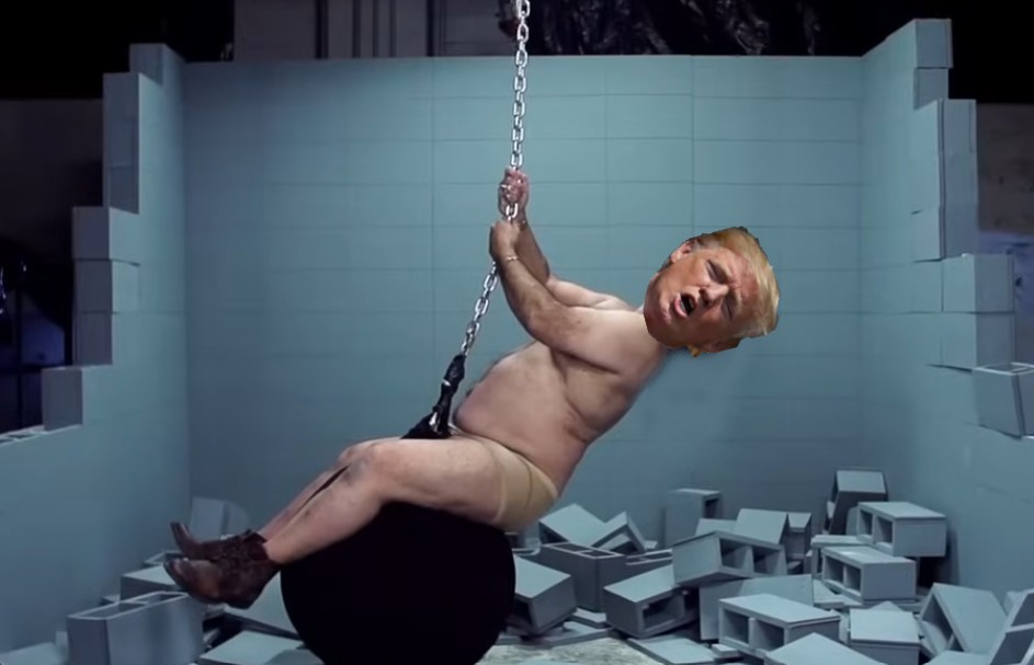 Trump Is A Wrecking Ball Blank Meme Template