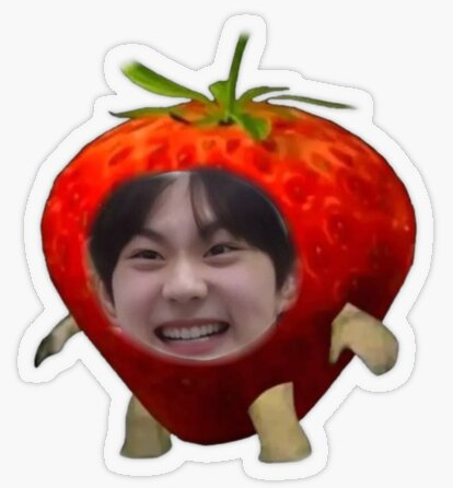 High Quality Strawbry Jungwon Blank Meme Template