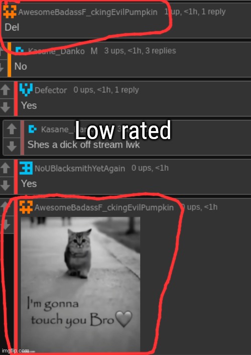 Del ISN'T a beloved user??? | Low rated | made w/ Imgflip meme maker