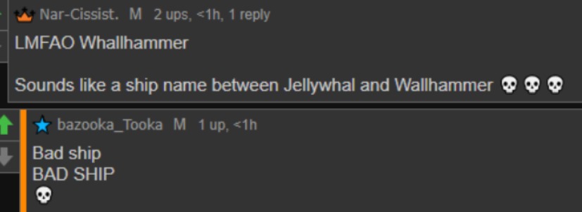 jellywhal x wallhammer | image tagged in jellywhal x wallhammer | made w/ Imgflip meme maker