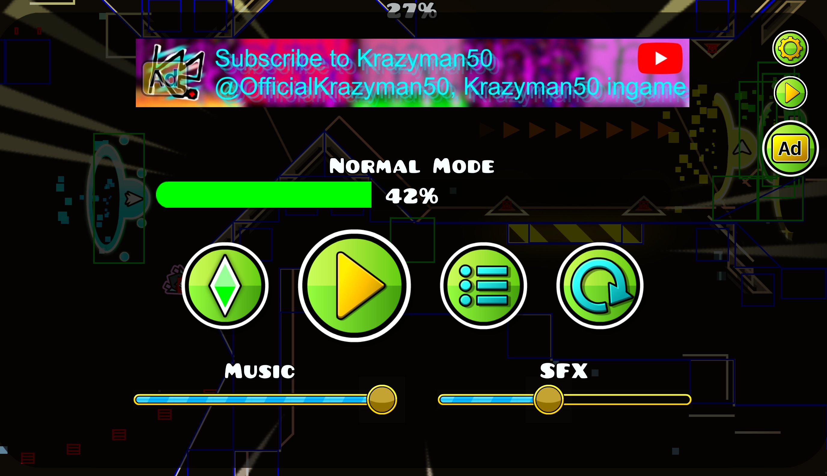 they put fucking ads in my geometry dash | made w/ Imgflip meme maker