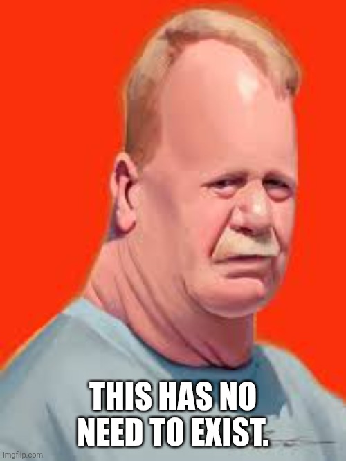 Murger ate a burger and shat out an announcement temp | THIS HAS NO NEED TO EXIST. | image tagged in murgers new announcement temp | made w/ Imgflip meme maker