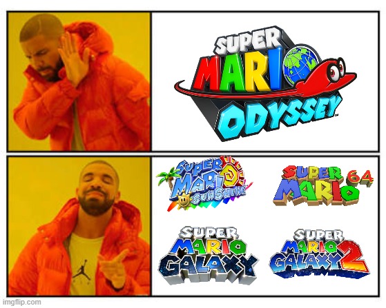 Mario 3D No - Yes | image tagged in no - yes | made w/ Imgflip meme maker