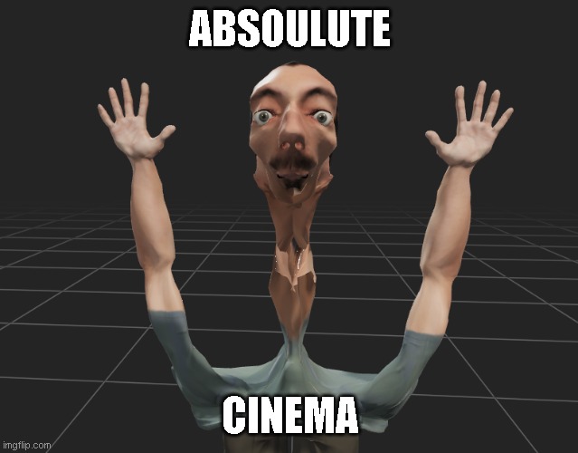 Absolute String Bean | ABSOULUTE; CINEMA | image tagged in absolute string bean | made w/ Imgflip meme maker