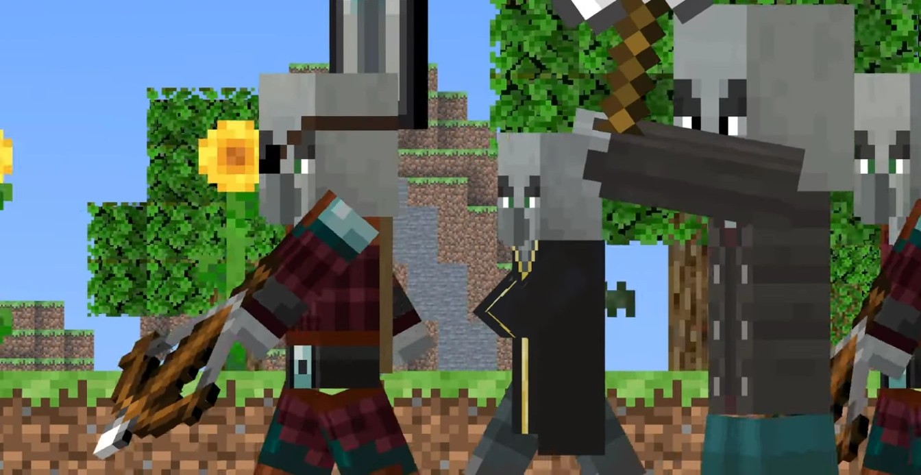 High Quality Pillager Patrol Blank Meme Template