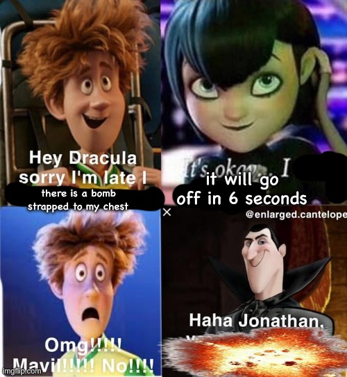 Doing stuff | it will go off in 6 seconds; there is a bomb strapped to my chest | image tagged in doing stuff | made w/ Imgflip meme maker