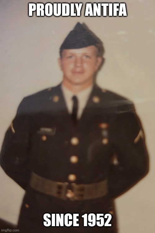 Antifa | PROUDLY ANTIFA; SINCE 1952 | image tagged in antifa | made w/ Imgflip meme maker