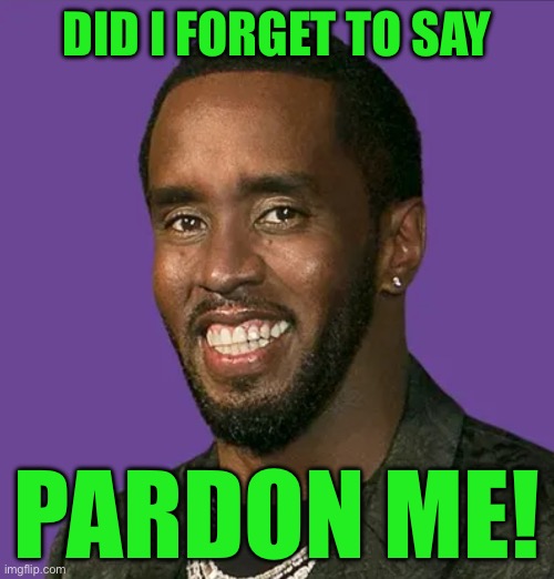 DID I FORGET TO SAY; PARDON ME! | image tagged in one does not simply | made w/ Imgflip meme maker