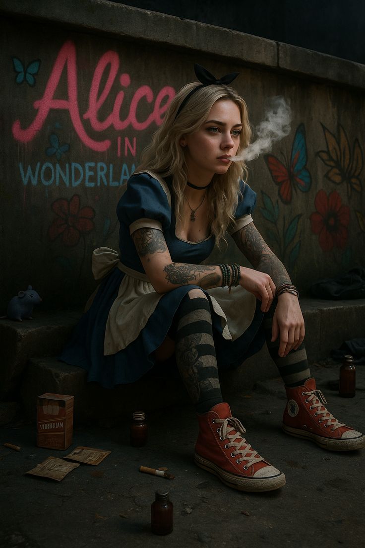 Down the Rabbit Hole Blank Meme Template