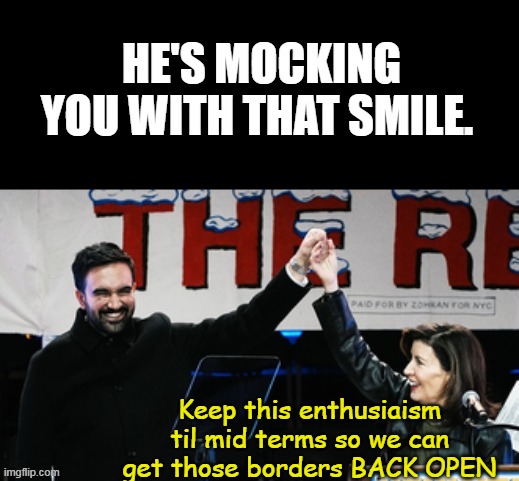 Keep this enthusiaism til mid terms so we can get those borders BACK OPEN | made w/ Imgflip meme maker