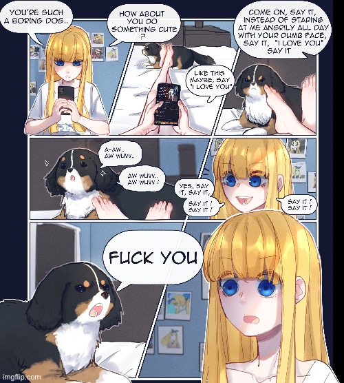 Dawn lore | image tagged in memes,shitpost,blind fuck,dawn | made w/ Imgflip meme maker