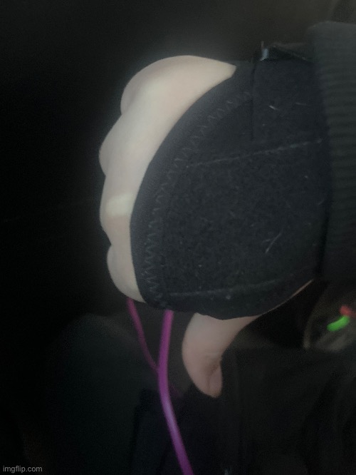 have to rewear this stupid thing all bc my wrist decided to say screw you again | made w/ Imgflip meme maker