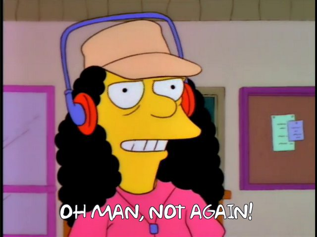 Otto From The Simpsons Blank Meme Template