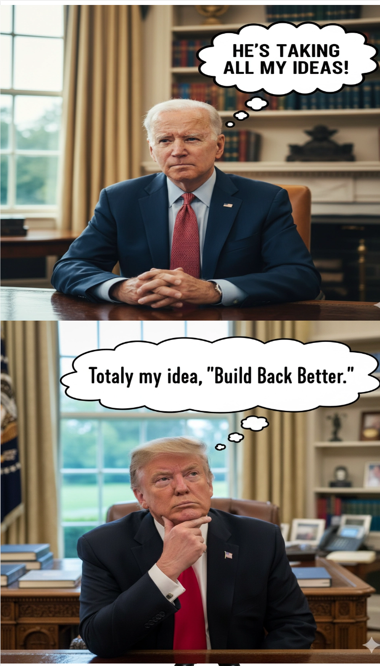Joe/Trump Blank Meme Template