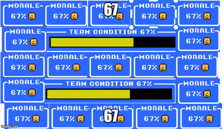 Retro Bowl 67 | 67; 67 | image tagged in 67,funny | made w/ Imgflip meme maker