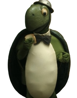 Bert The Turtle with sandwich Blank Meme Template