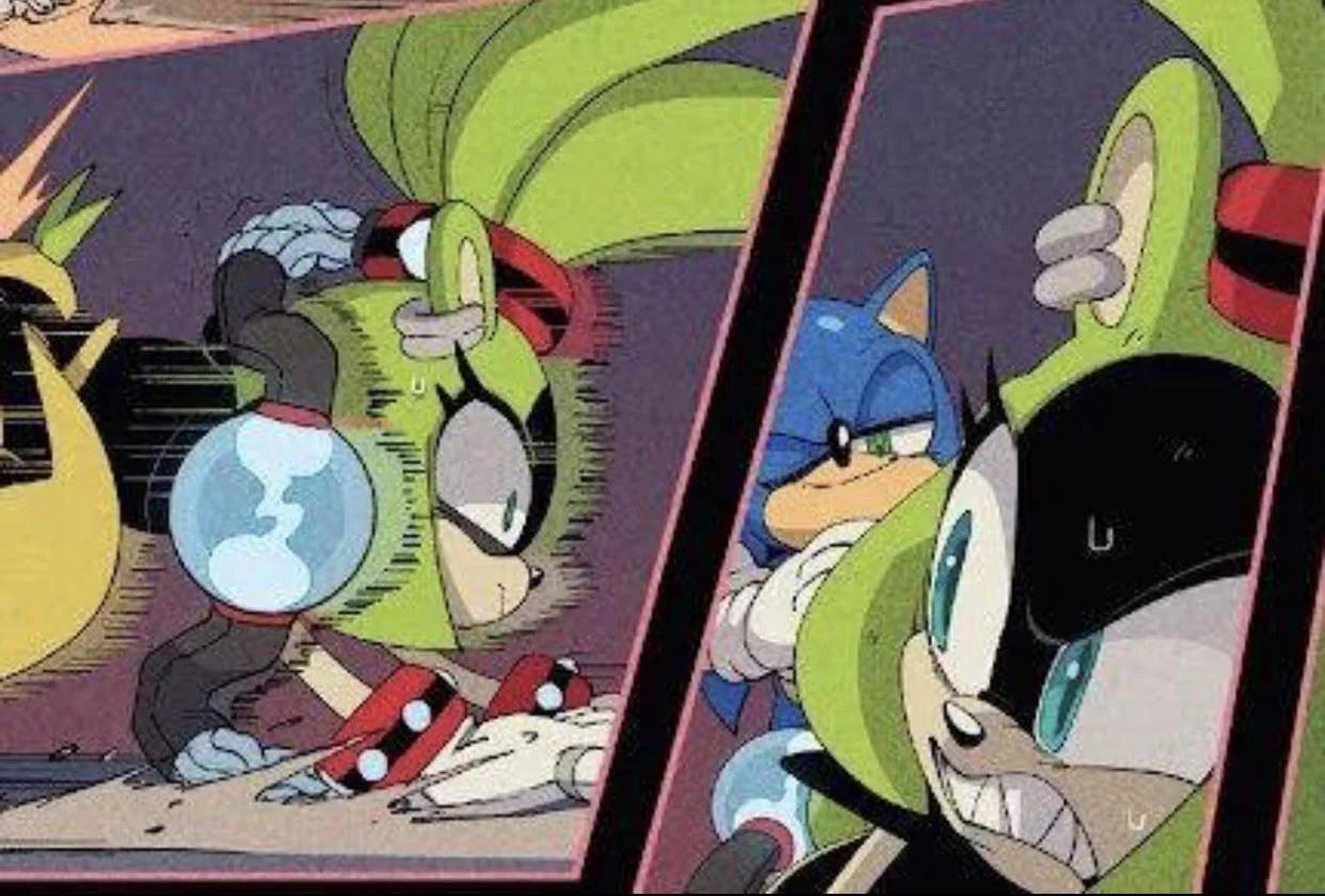 Surge the Tenrec get devious Backshots by Sonic Blank Meme Template