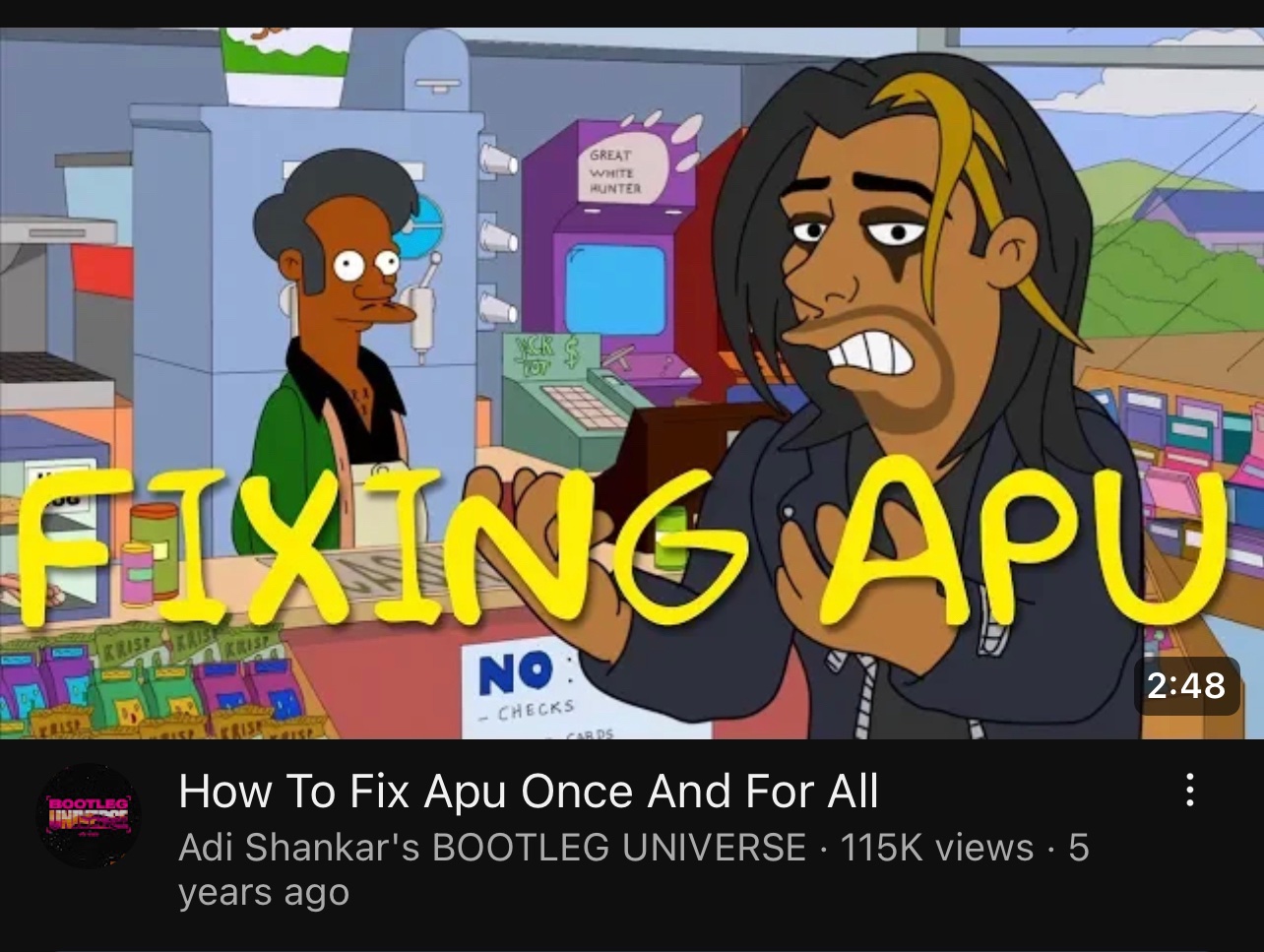 Fixing Apu Blank Meme Template