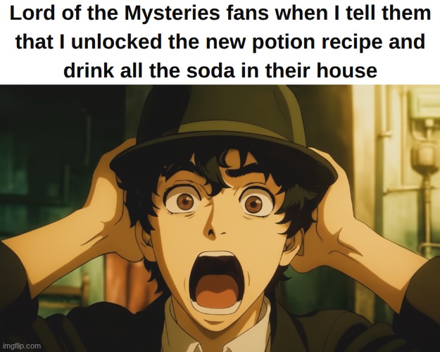 image tagged in lord of the mysteries,klein | made w/ Imgflip meme maker