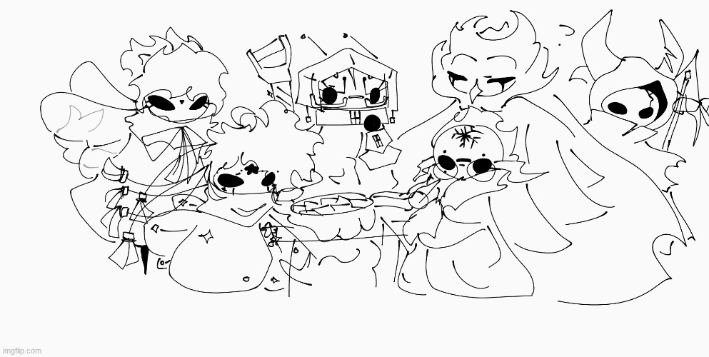 Camping Night! (ft. like 10 thousand hollow knight OCs) | image tagged in e | made w/ Imgflip meme maker