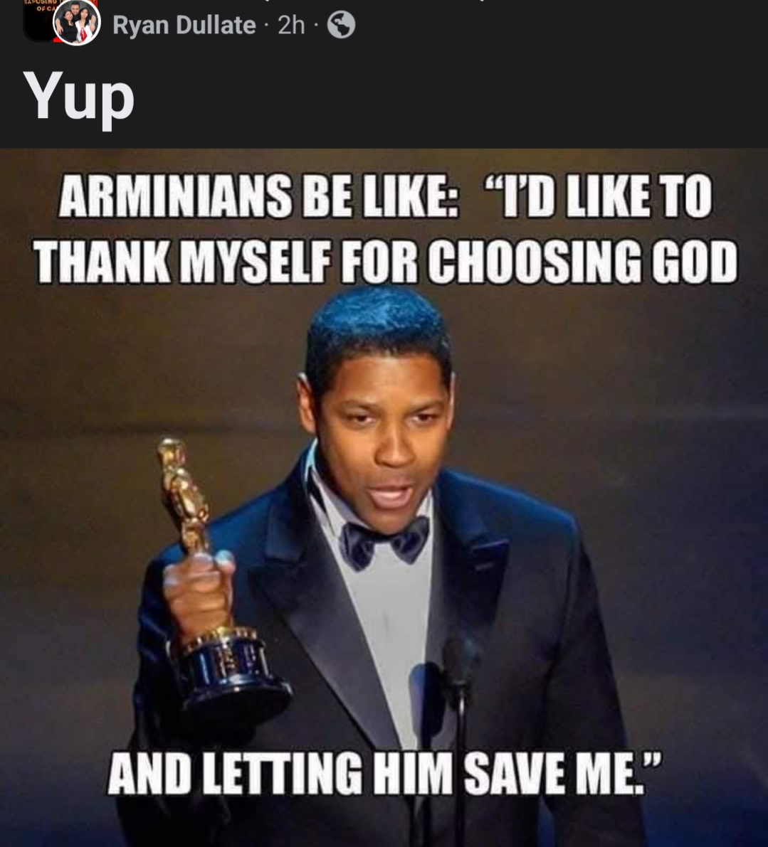 Calvinists don't read doctrine Blank Meme Template