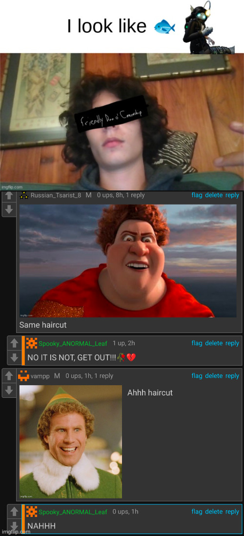 goofy haircut kid | image tagged in haircut,bad haircut,funny,buddy the elf,megamind,megamind no bitches | made w/ Imgflip meme maker