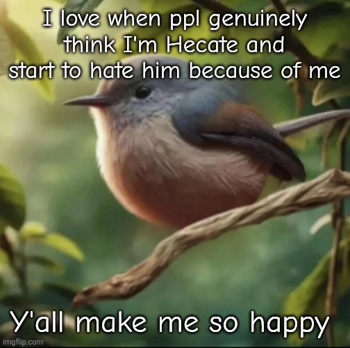 That's what he gets for ignoring me | I love when ppl genuinely think I'm Hecate and start to hate him because of me; Y'all make me so happy | image tagged in no balls | made w/ Imgflip meme maker