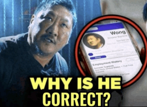 High Quality why is he correct Blank Meme Template