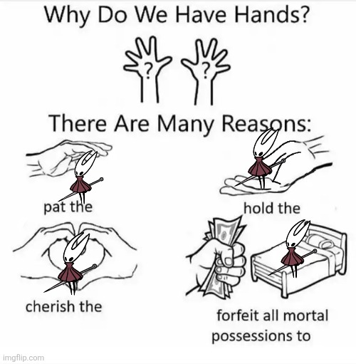 hornet | image tagged in why do we have hands all blank | made w/ Imgflip meme maker