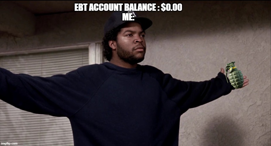 EBT | EBT ACCOUNT BALANCE : $0.00
ME: | image tagged in memes | made w/ Imgflip meme maker