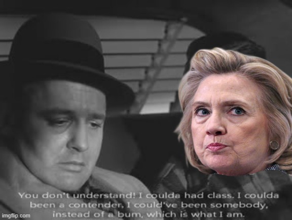 She could have been a contender. Poor thing tried too hard. | made w/ Imgflip meme maker