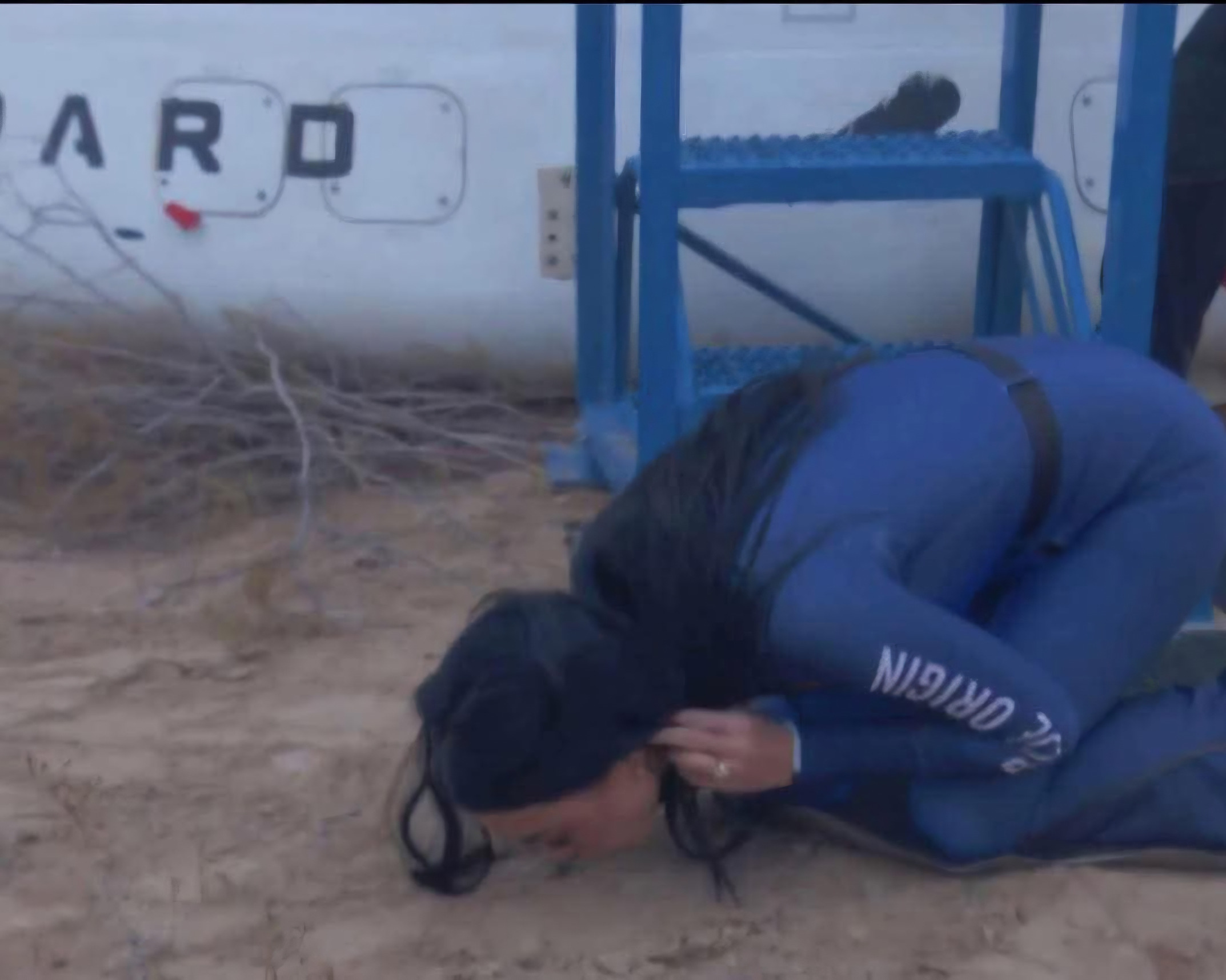 Katy Perry back from space Blank Meme Template