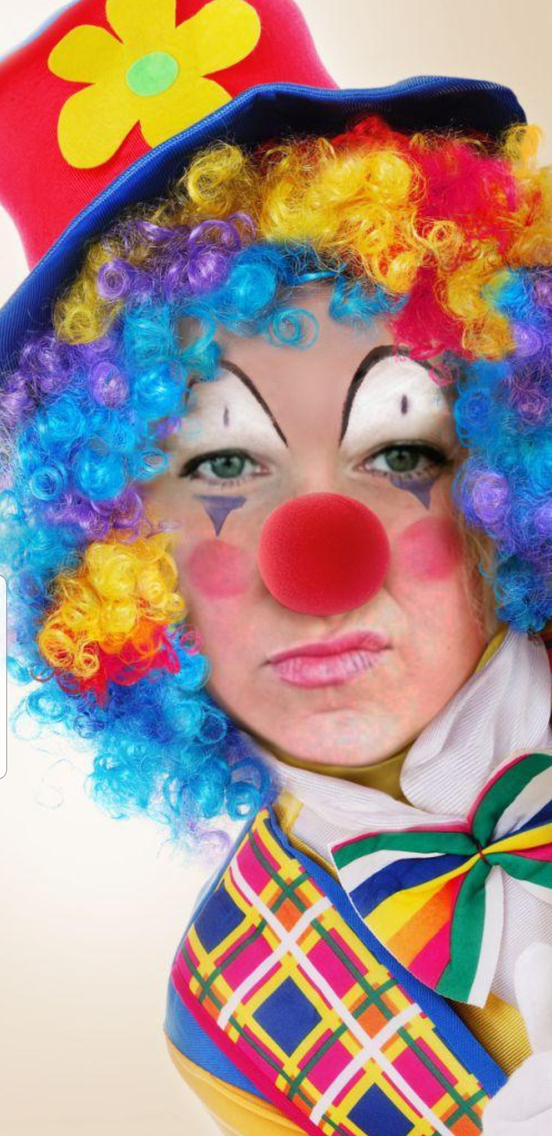 Funny Clown Blank Meme Template