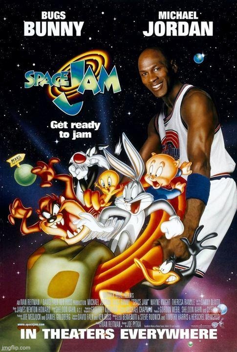 I'm bored, gonna share some pikmin 2 screenshots on my tablet | image tagged in space jam poster michael jordan | made w/ Imgflip meme maker
