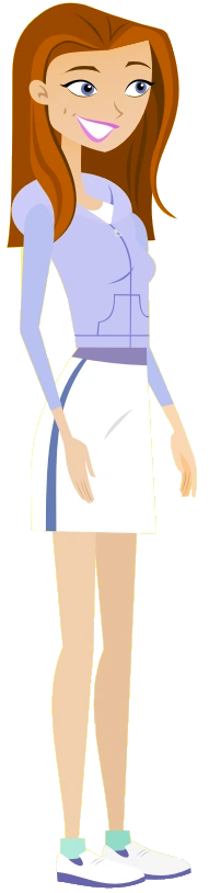 Julie Maréchal in the French dub Blank Meme Template