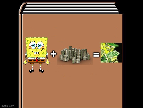 + = | image tagged in book title | made w/ Imgflip meme maker