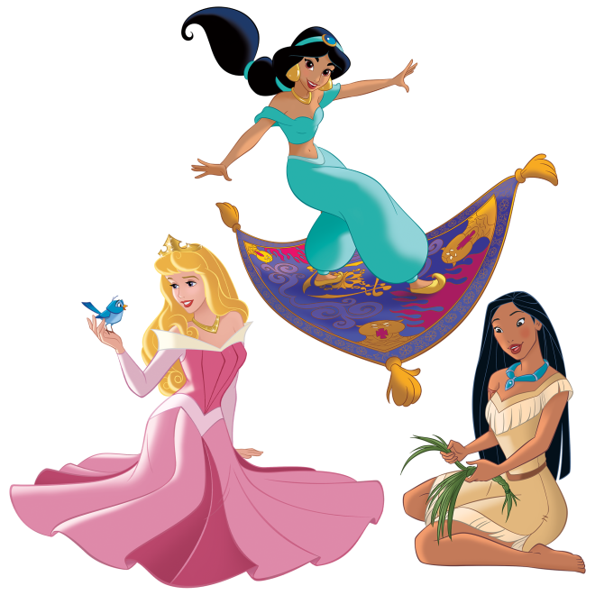 Disney princesses png Blank Meme Template