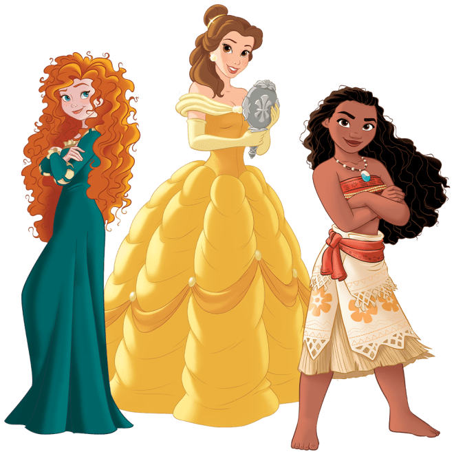 Disney princesses png Blank Meme Template