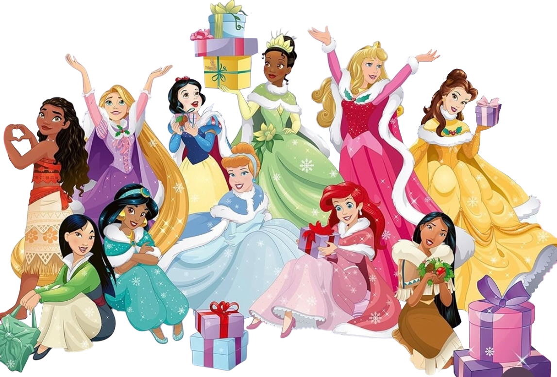 PNG Princesas Disney navidad - Disney Princess Blank Meme Template