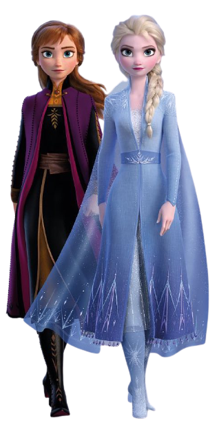 Anna and Elsa (Frozen 2) PNG # 1 Blank Meme Template