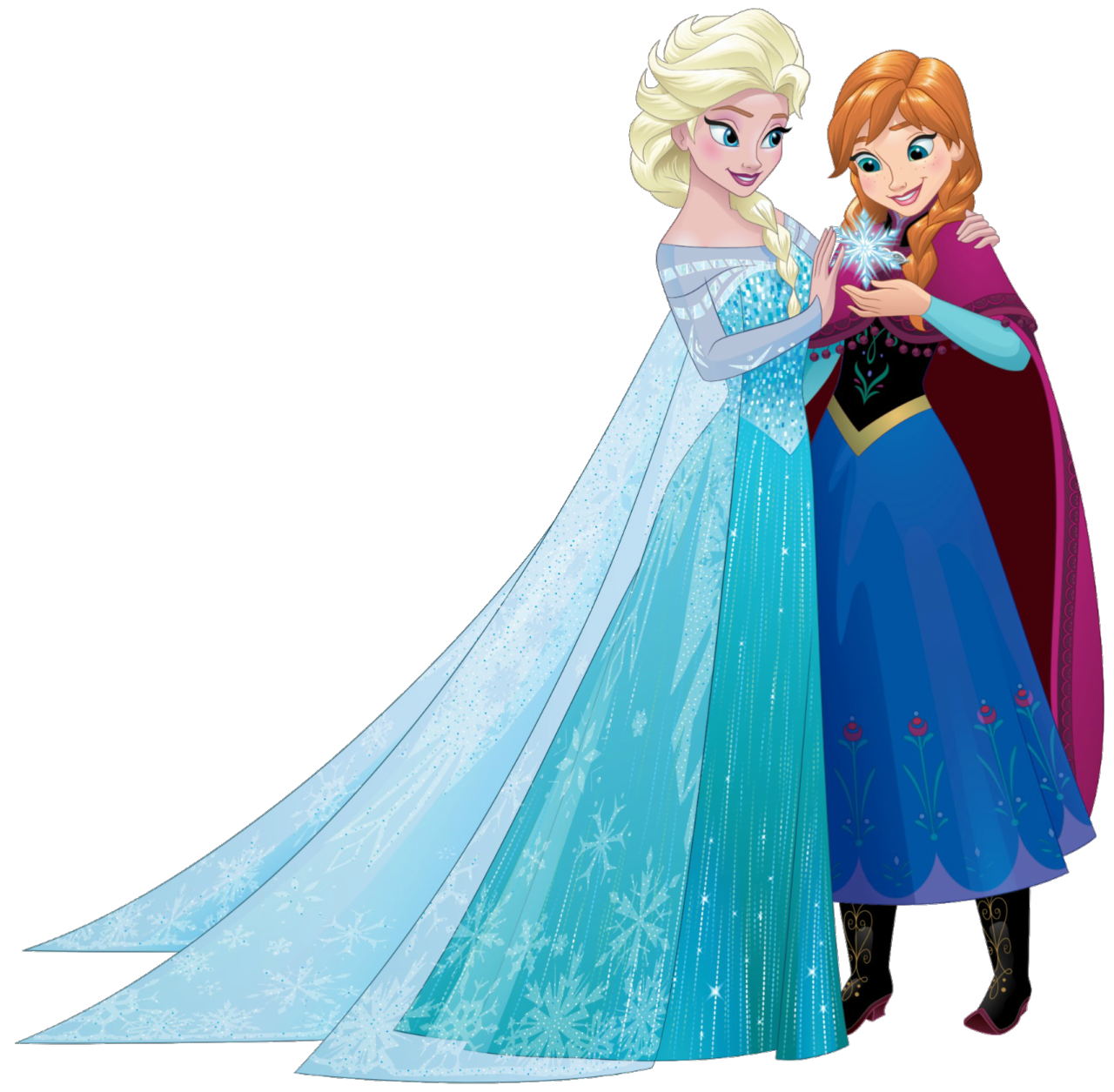 Elsa and Anna Sisters 2 Blank Meme Template