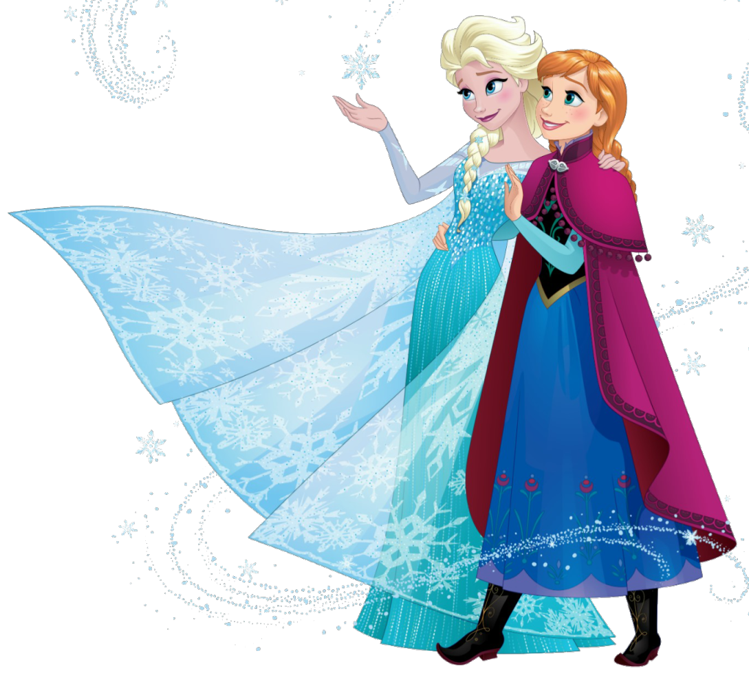 Elsa and Anna Sisters Blank Meme Template