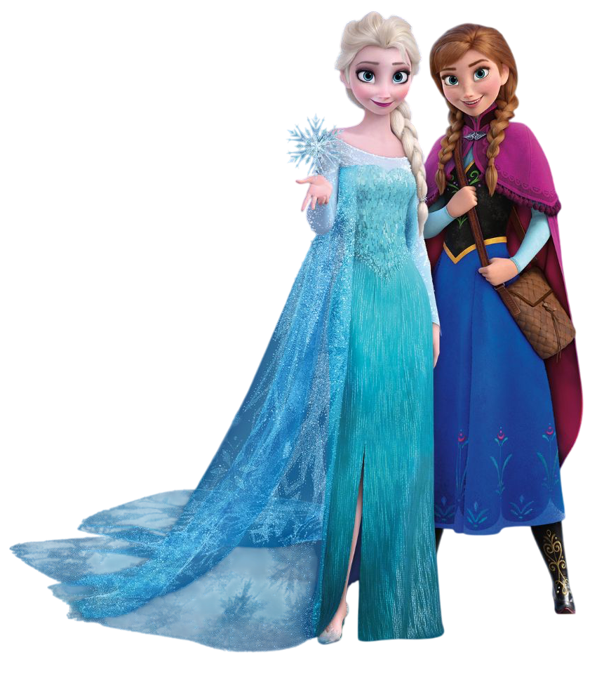 Anna and Elsa (Sisters) Blank Meme Template