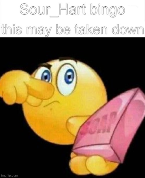 Sour_Hart bingo | image tagged in sour_hart bingo | made w/ Imgflip meme maker