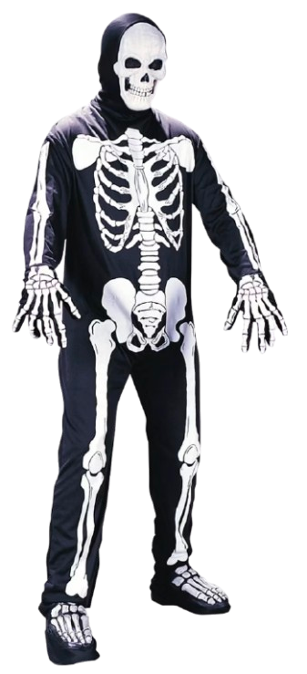Skeleton Costume Blank Meme Template