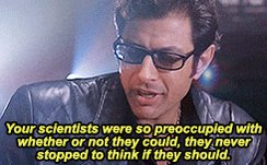 Scientists preoccupied Jeff goldblum Blank Meme Template