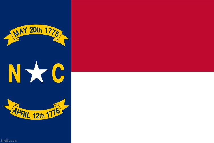 North Carolina flag | image tagged in north carolina flag | made w/ Imgflip meme maker