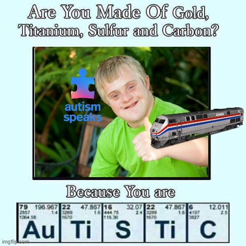 gold titanium sulfur carbon | image tagged in autism,memes,trains,i like trains | made w/ Imgflip meme maker